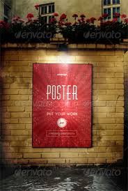Wet Poster Mockup Ad Wet Ad Poster Mockup Poster Mockup Poster Mockup