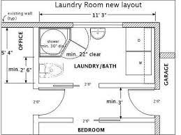 Simply add walls, windows, doors, and fixtures from smartdraw's large collection of floor plan libraries. Bathroom Laundry Room Combo Layout Ecsac