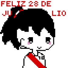 Enjoy the a rooftop terrace and perks like free wifi. Pixilart Feliz 28 De Julio By Bounce