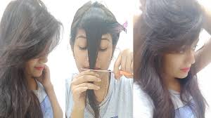 Oval face shape looks great with curly hair. How To Cut Perfect Front Layered Fringe At Home Side Swept Bangs Flicks Krrish Sarkar Youtube