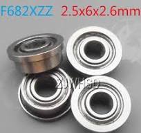4pcs F682Xzz Sealed Flange Bearing 2.5 x 6 x 2.6 mm for TAMIYA TRAXXAS RC  DIY