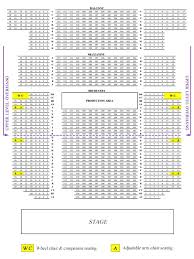 Seating Chart Bergen Performing Arts Center