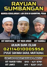 Difahamkan keadaan ustaz wadi dilaporkan bertambah baik dan menjalani rawatan lanjut di hospital raja permaisuri bainun (hrpb) ipoh manakala dua penumpang hanya mengalami cedera ringan dan menerima rawatan pesakit luar di hospital. Zonkuliah Ramai Yang Menghubungi Kami Meminta Nombor Facebook