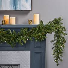 I think they are a. 9 Foot Fraser Fir Pre Lit Warm White Led Artificial Christmas Garland By Christopher Knight Home Led Clear On Sale Overstock 23545846