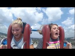 Girl Passes Out On Slingshot Ride Best Funny Slingshot Ride Scary Rides Slingshot Girl Haha Youtube Super Funny