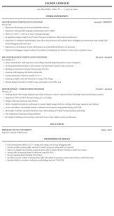 senior design verification engineer
