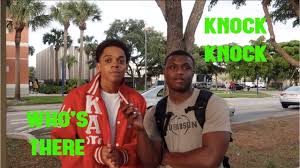 Add a dash of salt. Telling Knock Knock Jokes To Strangers Youtube