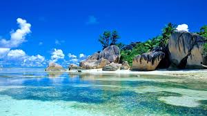 Imágenes de fondo » playas » atardecer nubes rojas. Hd Paisaje