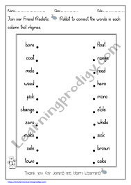 Maybe you would like to learn more about one of these? Rhyme Time Worksheet Printable Rhyme Words Worksheet For Grade 1 Learningprodigy English English Rhyme Words English K Subjects