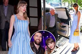 Taylor Swift breaks cover for NYC dinner outing with dad Scott ahead of Travis Kelce wedding
