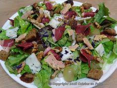 Salade D Automne Au Magret De Canard Fume Aux Noix Au Bleu D
