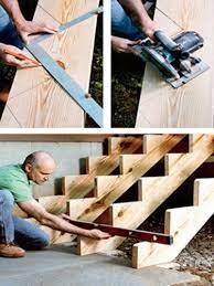 How To Build Stairs In 3 Easy Steps Wood Projects Woodworking Woodworking Plans