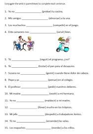 Free Stem Changing Verbs Worksheets Printable Spanish Spanish Worksheets Verb Worksheets Spanish Verb Conjugation