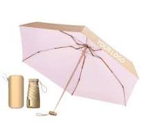 Custom logo Pocket Umbrellas Travel Colorful 5 Fold Portable Wholesale  Foldable Uv protection Mini Pocket Umbrella with logo