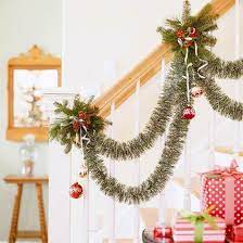 43 Festive Diy Christmas Garland Ideas Christmas Stairs Decorations Christmas Banister Christmas Stairs
