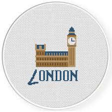 If you like something, just click on the link below each image. London Cross Stitch Pattern Daily Cross Stitch