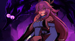 我画的完全正常的八重神子图: rGenshin_Impact