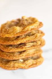 These diy protein cookies developed by the women's health test kitchen each contain more than 6.5 grams of protein. Pecan Pie Cookies Thin Chewy Pecan Pie Cookie Recipe Julie Blanner