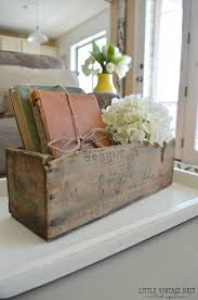 How To Decorate With Vintage Decor Old Books And Vintage Cheesebox Country House Decor Vintage Decor Vintage Home Decor
