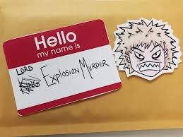 Boku no hero academia is also known as my hero academia. Fanart Sticker Set Katsuki Bakugou My Hero Academia Etsy