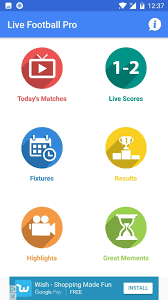 Live scores, match details, professional stats. Live Football Pro For Android Apk Download