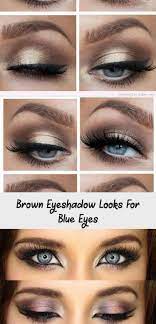 brown eyeshadow looks for blue eyes beauty ideas browneyeshadow makeup eyes beauty