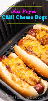 Best Air Fryer Chili Cheese Hot Dogs Recipe 15 Minutes Best Recipe Box Recipe Air Fryer Recipes Easy Air Fryer Recipes Vegetarian Air Fryer Dinner Recipes