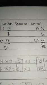 Maybe you would like to learn more about one of these? Carilah Pecahan Senilai 3 7 17 51 8 56 9 72 Brainly Co Id