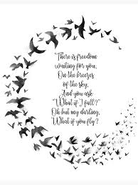 Apr 10, 2015 · once you have tasted flight, you will forever walk the earth with your eyes turned skyward, for there you have been, and there you will always long to return. What If I Fall What If You Fly Quote Greeting Card By Tiffne Redbubble