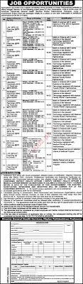 Health Department Newly Merged Districts Kpk Jobs 2020 2020 Job Advertisement Pakistan