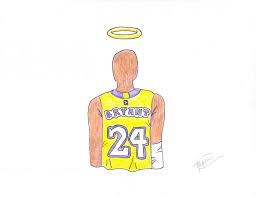 A number 24 sticker is affixed to the number 2 on the jersey's back. Remembering Kobe Marquette Messenger