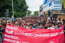 Image result for TOWN HALL SAITM STUDENT PROTEST