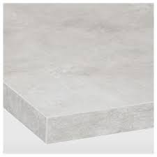 ekbacken maatwerkblad lichtgrijs betonpatroon laminaat 63 6 125x2 8 cm ikea laminaat ikea spaanplaat