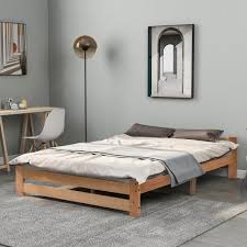 Liegefläche 140 x 200 cm, kopfteilpolster kunstleder 100% polyurethan. Holzbett Bettgestell 140x200 Cm Massivholz Kaufland De