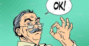 Grandpa Gesture Okay Old Man Illustrations Kids Pop Art Drawing Pop Art Illustration