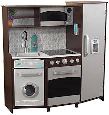 Kidkraft play kitchen with lights & sounds white. Buy Kidkraft Large Play Kitchen With Lights Sounds Espresso Online At Low Prices In India Amazon In