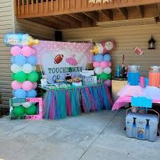 Football and tutu gender reveal. Touchdowns Or Tutus Gender Reveal Tutus Gender Reveal Baby Reveal Party Reveal Ideas