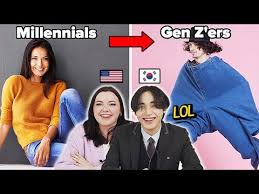 Gen z humor | creamy memes #13. Korean And American Teens React To Millennials Vs Gen Z Memes Youtube