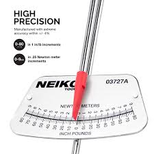 Neiko 03727a 1 4 Inch Drive Beam Style Torque Wrench 0 80 In Lb 9 Nm