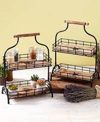 Rustic Farmhouse 2 Tier Baskets Rustic Farmhouse Rustic Decor Rustic House