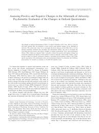Accountant di herman joseph consulting. Pdf Assessing Positive And Negative Changes In The Aftermath Of Adversity Psychometric Evaluation Of The Changes In Outlook Questionnaire