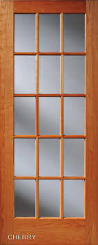 Interior french doors with glass panels. Cherry 15 Lite French Interior Doors Homestead Doors