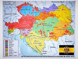 Osterreich Ungarn 1910 Bevolkerung Nationalitaten In Der Donaumonarchie Der Wolpertinger Ungarn Osterreich Landkarte