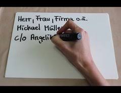Maybe you would like to learn more about one of these? Video C O In Der Adresse Richtig Nutzen So Kommt Ihr Brief Sicher An