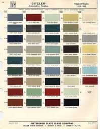 Original Vw Beetle Paint Schemes Vw Beetles Volkswagen