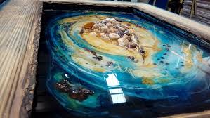 Resin Table Epoxy Resin Tabletop Ocean Design By Gkartbox Resin Table Resin Design Epoxy Resin Table