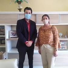 Visita a Secretária Simone Boeira | Câmara Municipal de VacariaRS