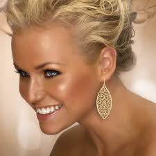 14k Solid Gold Two Tone Angel Holding Candle Lever Back Drop Earrings.