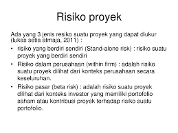Penganggaran modal dalam prakteknya dimaksudkan untuk mengadakan analisis investasi dari beberapa alternatif investasi yang tersedia, untuk kemudian menetapkan atau memilih investasi yang paling menguntungkan. Analisa Resiko Dalam Penganggaran Modal Ppt Download