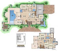 For floor plan of your requirement contact us on : Caribbean House Plan Contemporary Luxury Beach Home Floor Plan Luxury House Plans Caribbean Homes House Floor Plans
